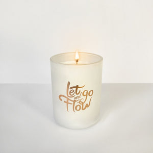 Secret Fortune Candle: Let go and flow.